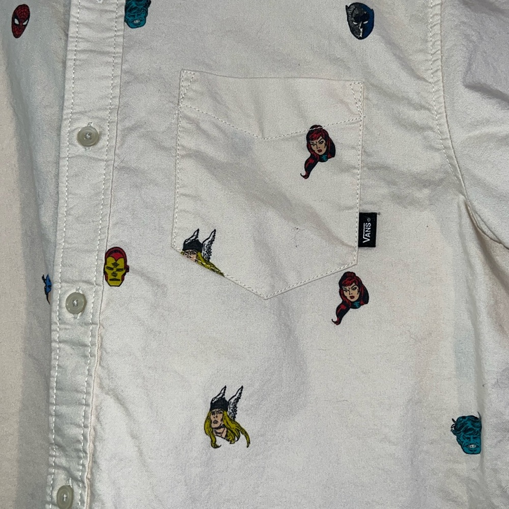 Marvel button up